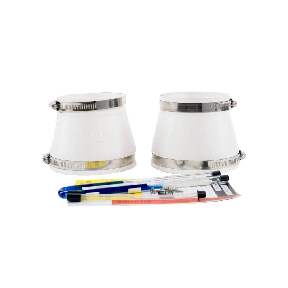 Frik 4 in. x 4 in. Radon Installation Kit with Manometer - Hercitys