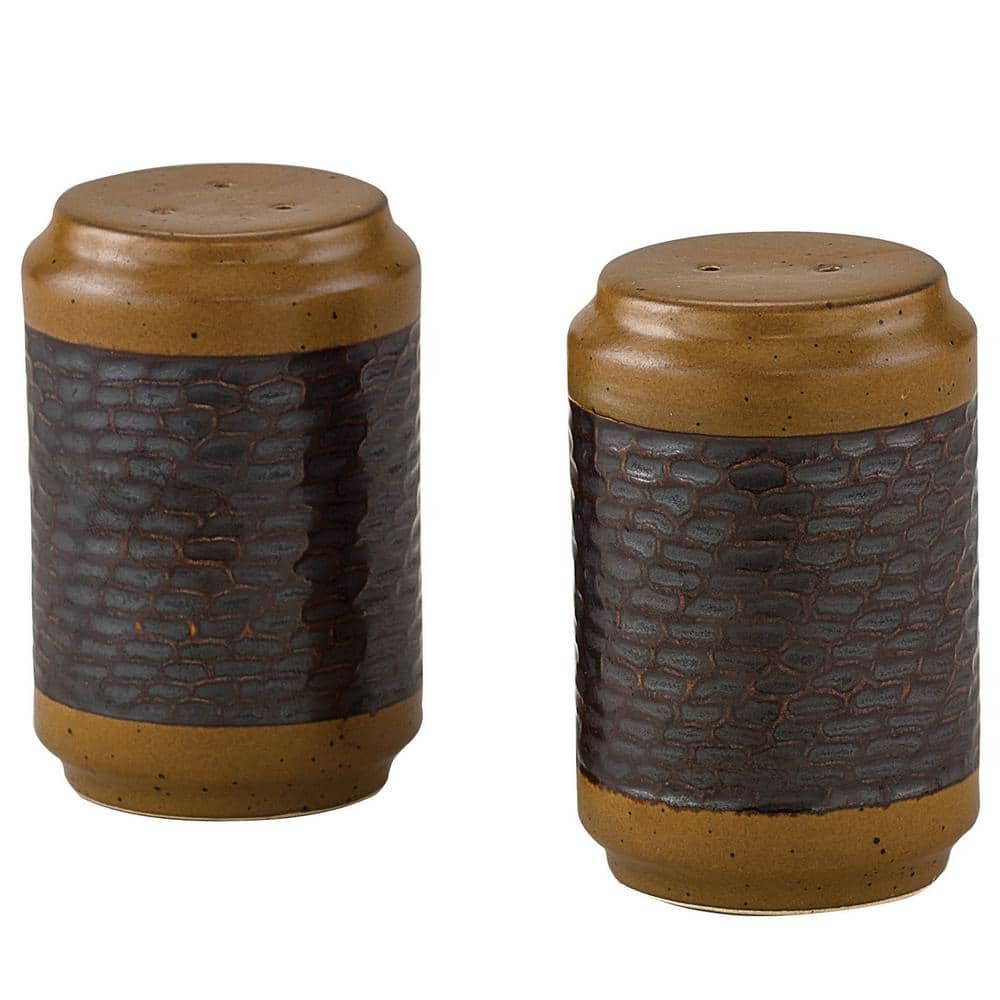 Brown Rustic Salt and Pepper Shaker - Hercitys