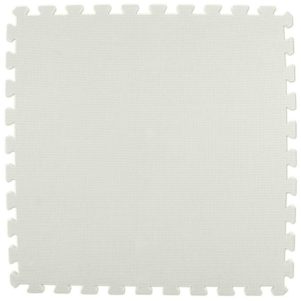 Premium White 24 in. W x 24 in. L Foam Kids and Gym Interlocking Tiles (58.1 sq. ft.) (15-Pack) - Hercitys