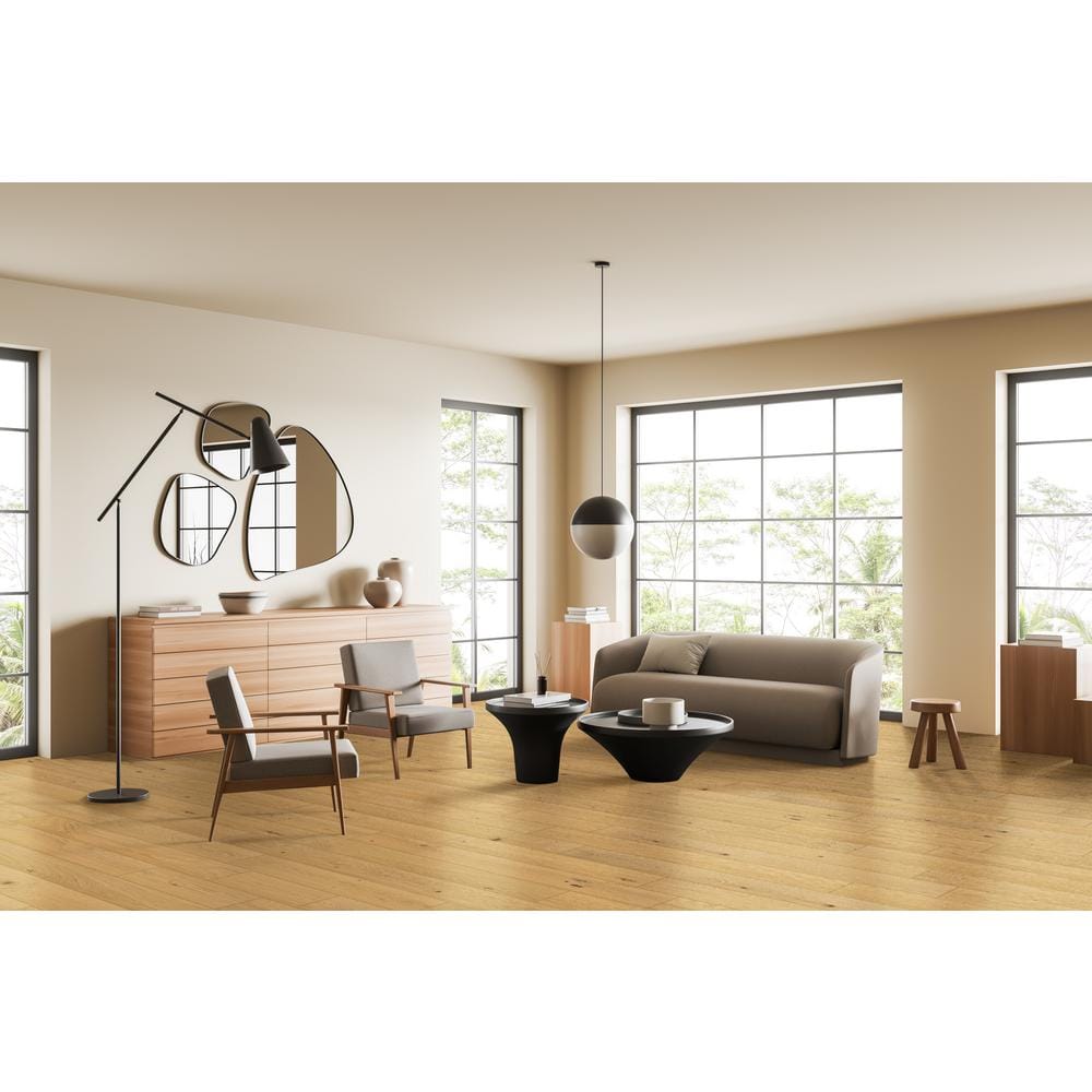 Grant Manor 0.75 in. T x 0.75 in. W x 78 in. L Engineered Hardwood Quarter Round Molding - Hercitys