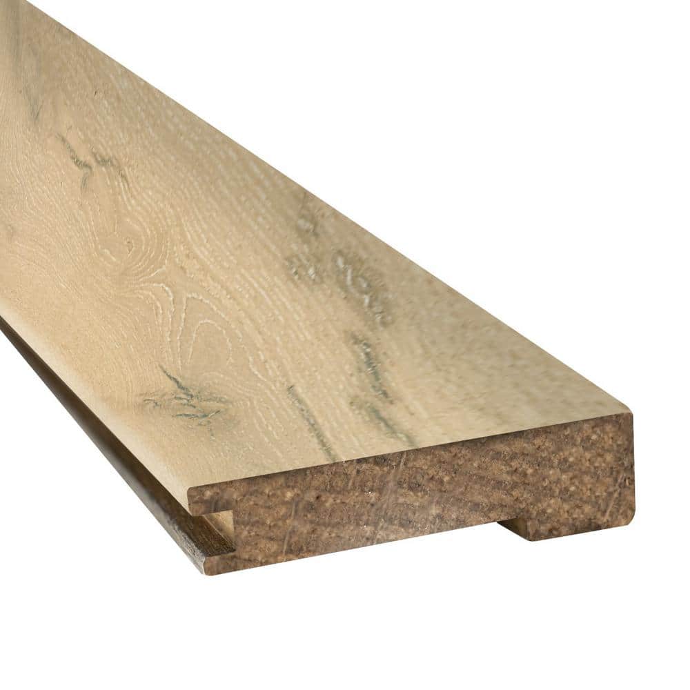 Tustin Grove 0.82 in. T x 3 in. W x 78 in. L Engineered Hardwood Flush Stair Nose Eased Edge Large Molding - Hercitys