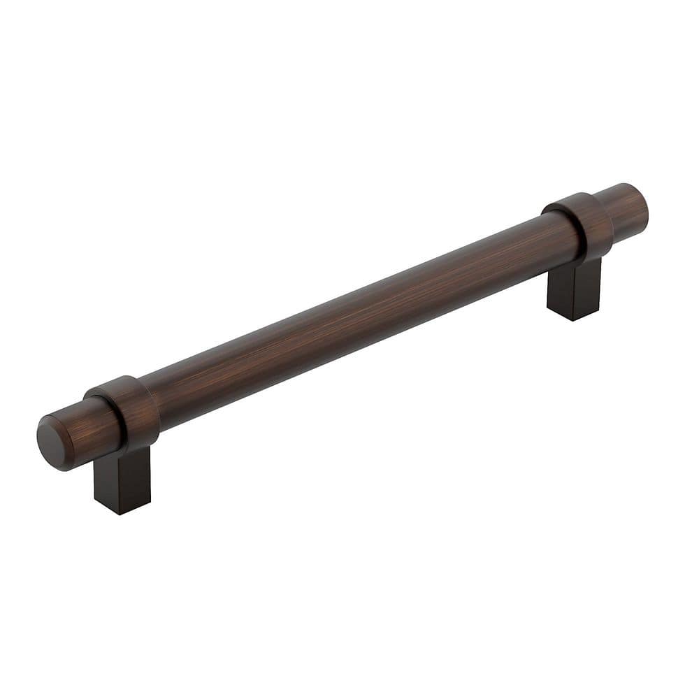Greenwich Collection 6-5/16 in. (160 mm) Modern Brushed Oil-Rubbed Bronze Cabinet Bar Pull - Hercitys