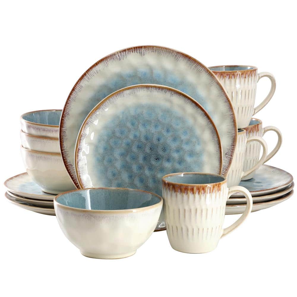 Leann 16 Piece Stoneware Dinnerware Set (Service for 4) - Hercitys