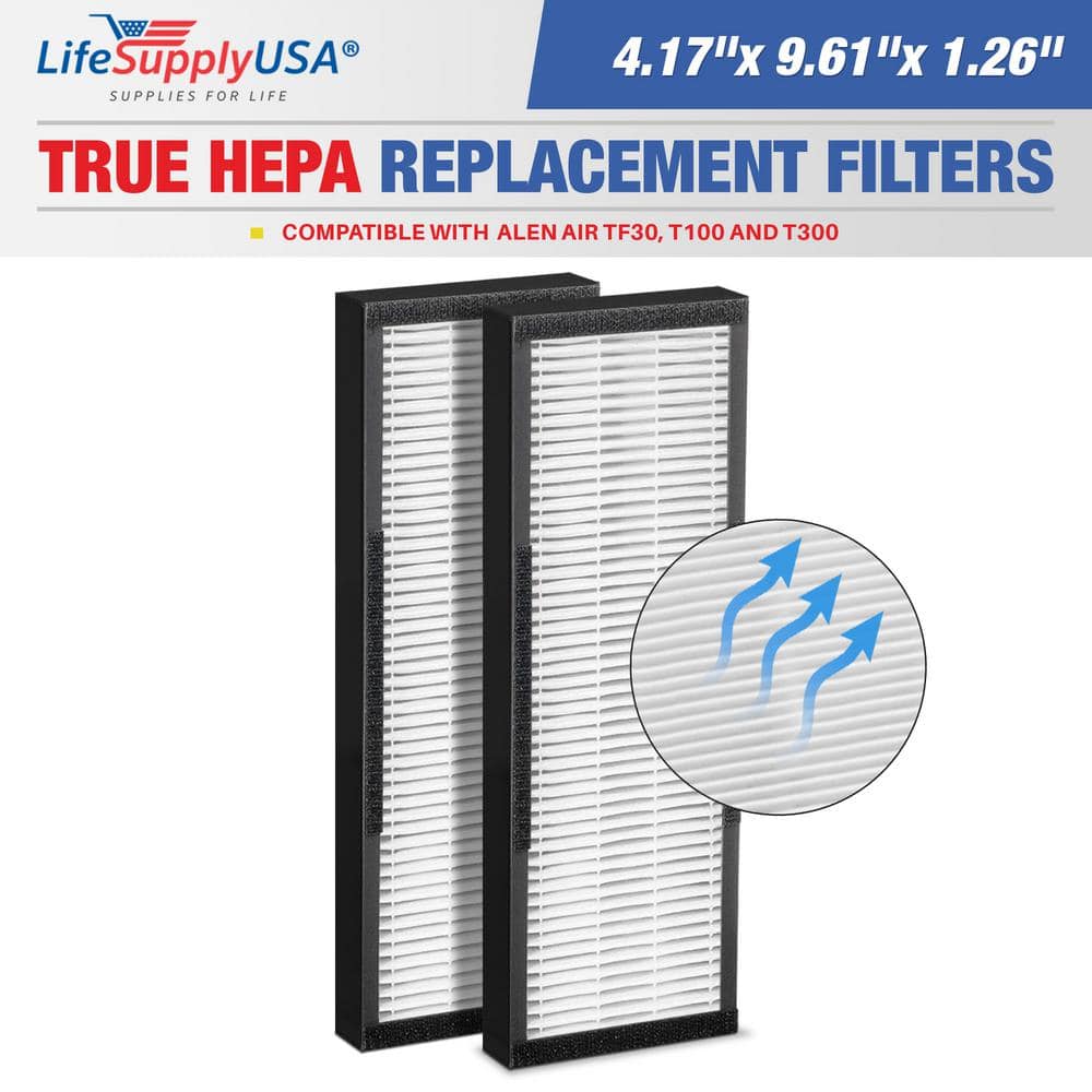 True HEPA Filter Replacement Compatible with Alen TF30 for T100 and T300 Air Purifier - Hercitys