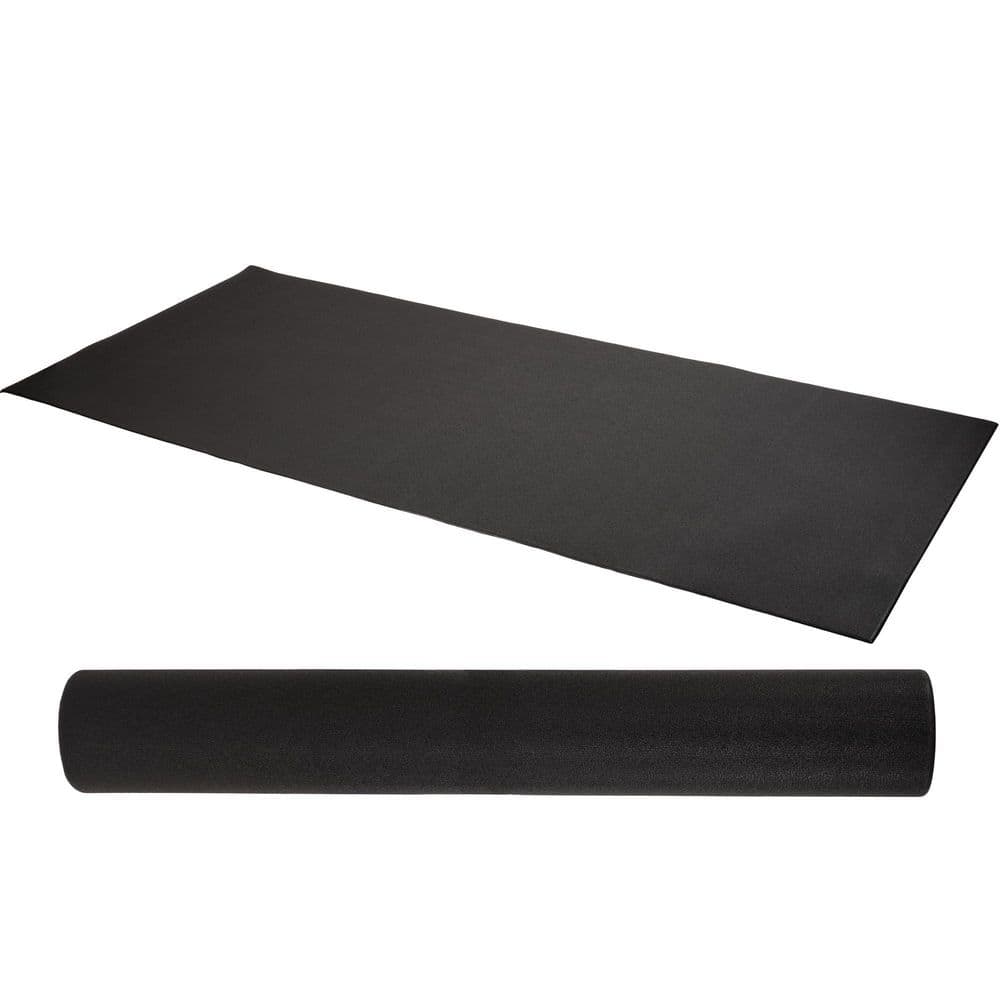 Black 36 in. W x 78 in. L x 0.25 in. T EVA Foam Gym Flooring Mat (19.5 sq. ft.) - Hercitys