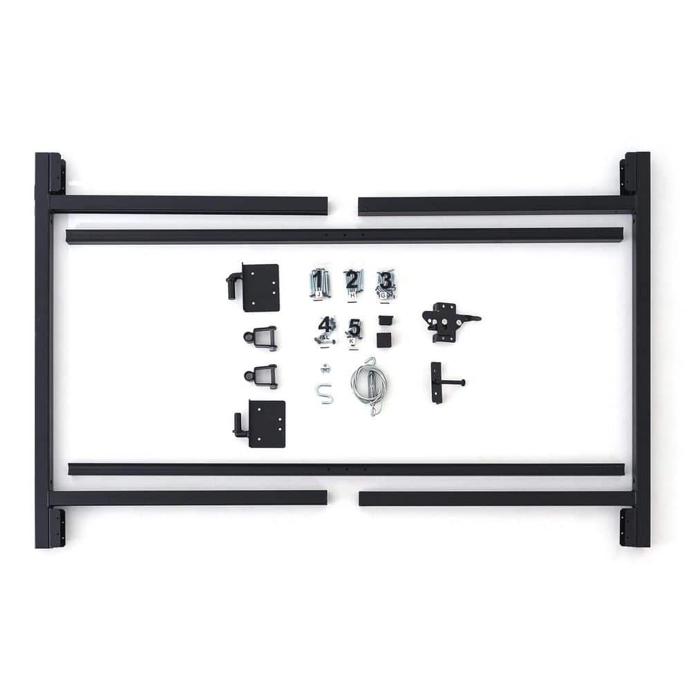 Adjust-a-Gate 60-96 in. W x 34 in. H Steel Gate Frame Kit, Original Wide Width Full Frame Gate Kit - Hercitys