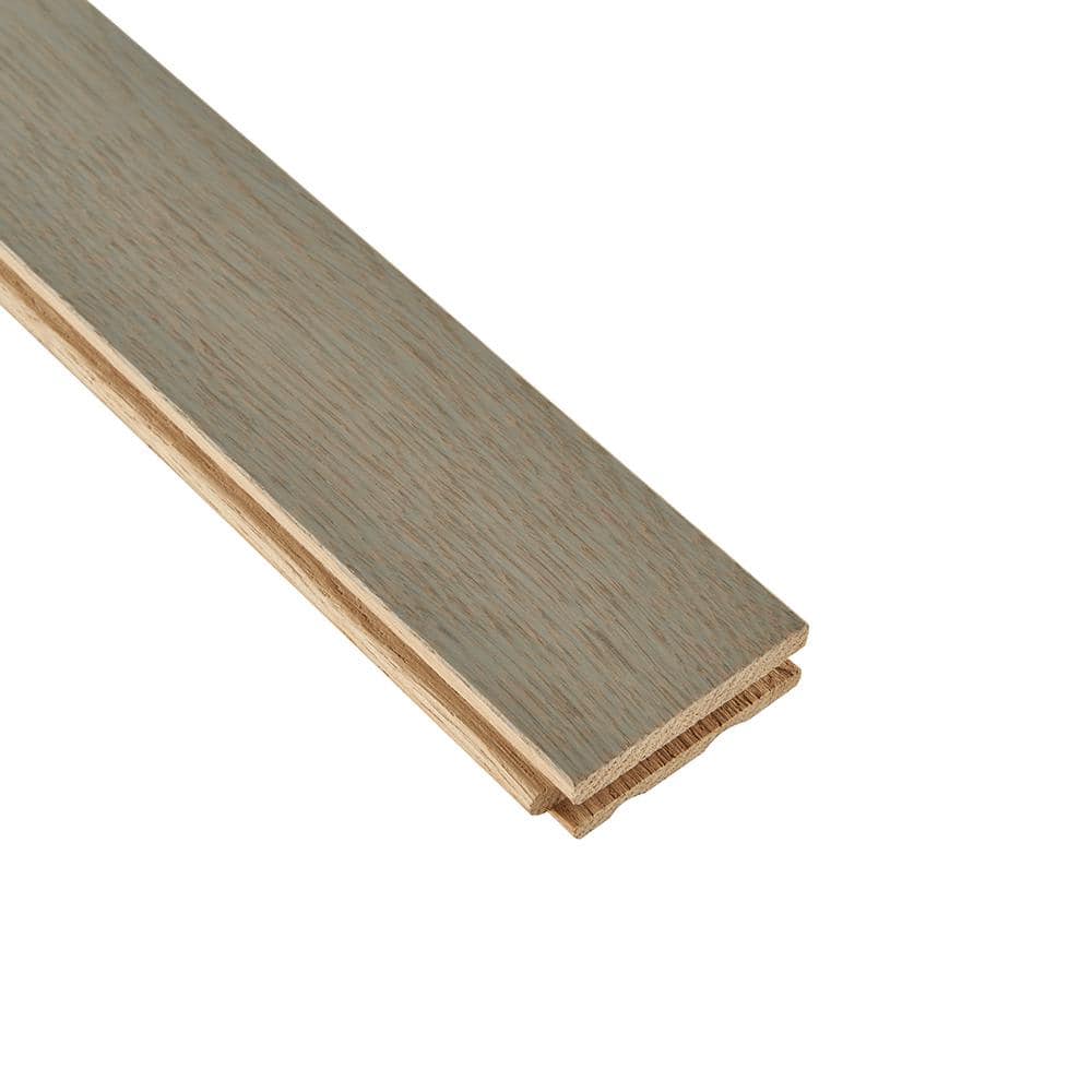 Plano Low Gloss Shale Oak 3/4 in. T x 3-1/4 in. W Smooth Solid Hardwood Flooring (22 sq.ft./ctn) - Hercitys