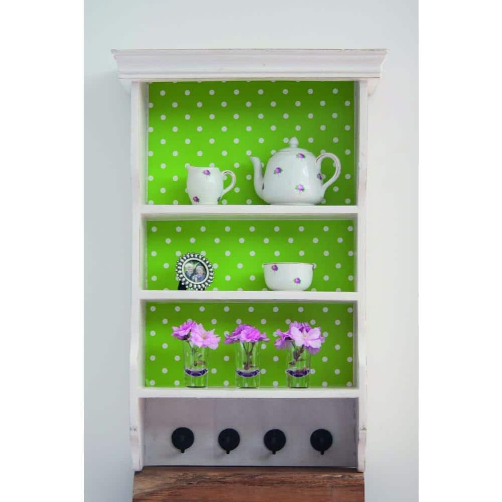 Petersen Green 17 in. x 78 in. Home Decor Self Adhesive Film (2-Pack) - Hercitys