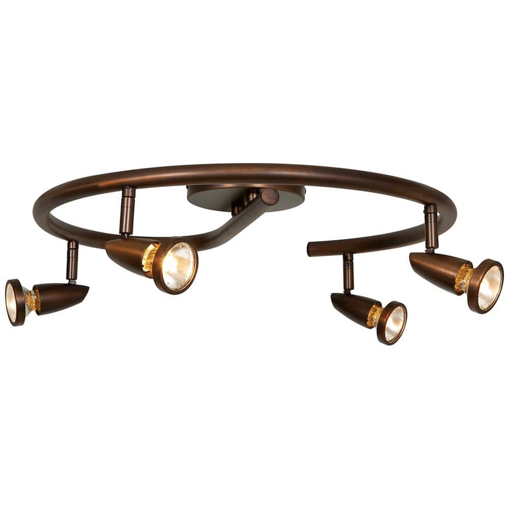 Mirage 4-Light 18 in. Bronze LED Flush Mount - Hercitys