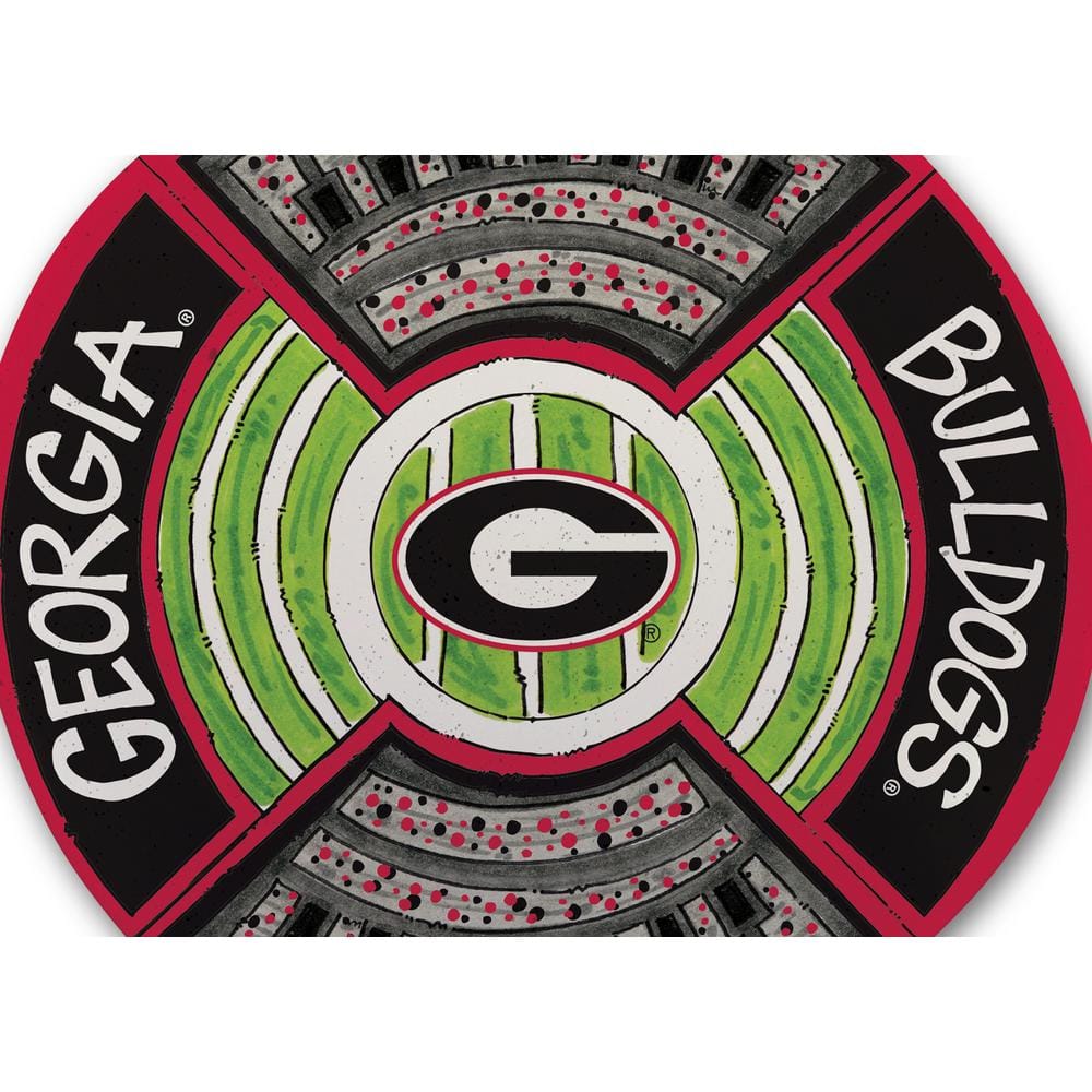University of Georgia Football Stadium Melamine Platter - Hercitys