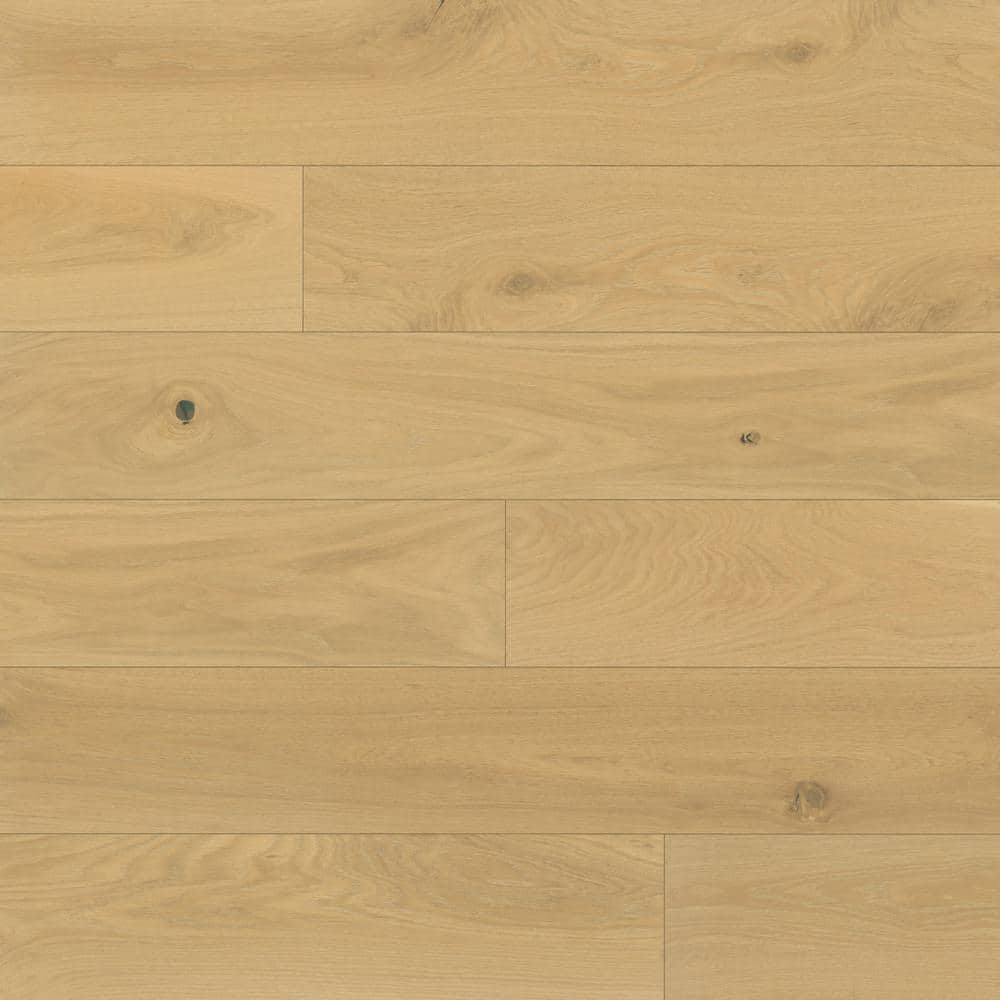 Newport French Oak Beach 0.12 in. T x 7.5 in. W Click-Lock Wire Brushed Engineered Hardwood Flooring (23.31 sq. ft./ctn) - Hercitys