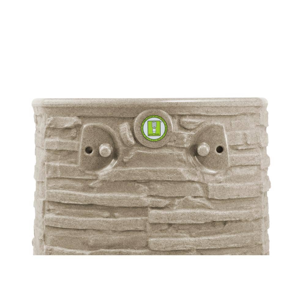 Impressions Riverwalk 50 Gal. Rain Sandstone Rain Barrel - Hercitys