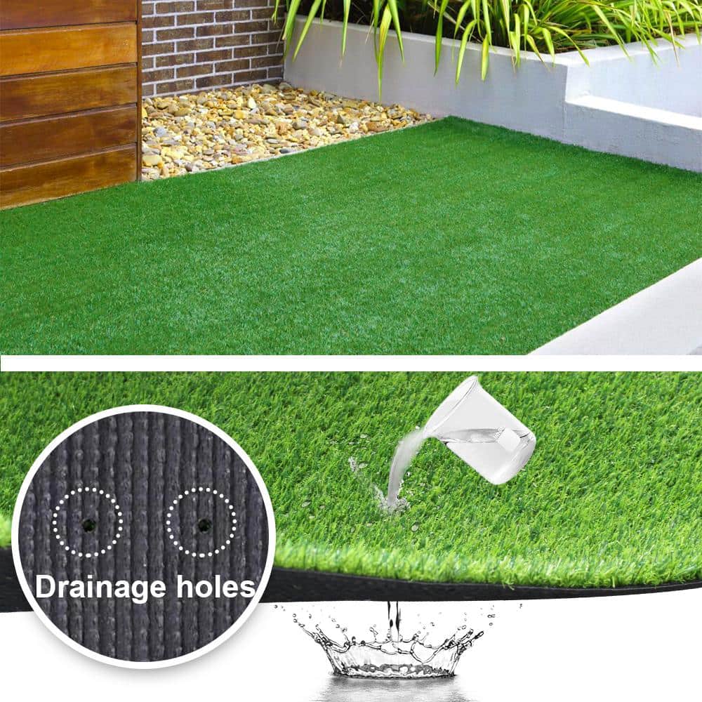 Greenfield 8 ft. x 10 ft. Green Artificial Grass Turf - Hercitys