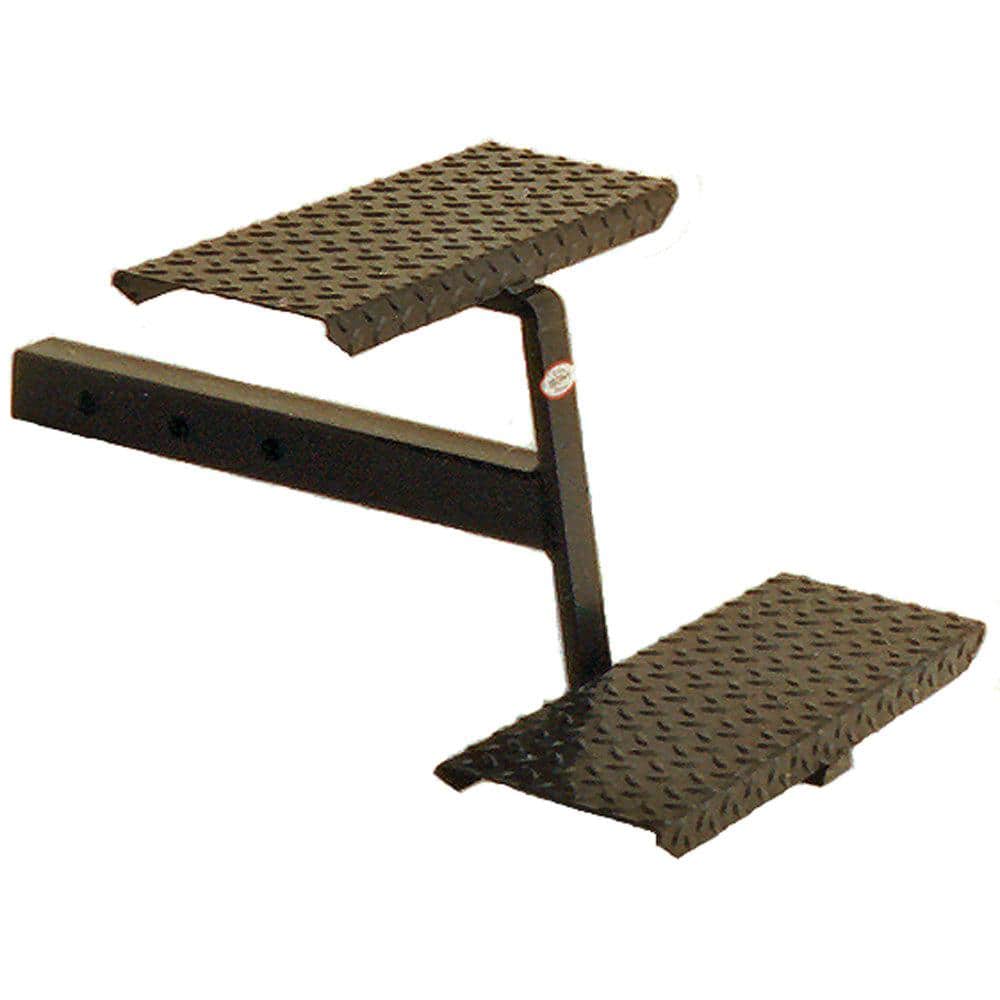 Receiver Hitch Stair with Three Adjustable Lengths – Two-Step - Hercitys