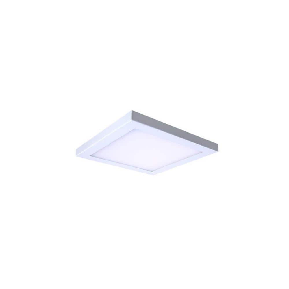 Platter 8 in. Canless 3000K New Construction or Remodel Integrated LED Recessed Light Kit with White Trim - Hercitys