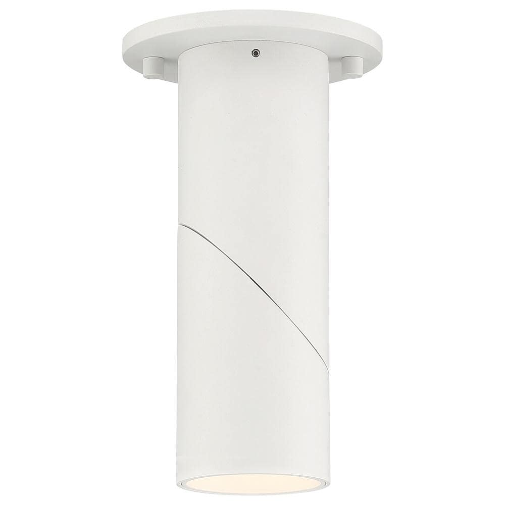 Transformer 8.25 in. 1-Light White Integrated LED Flush Mount - Hercitys