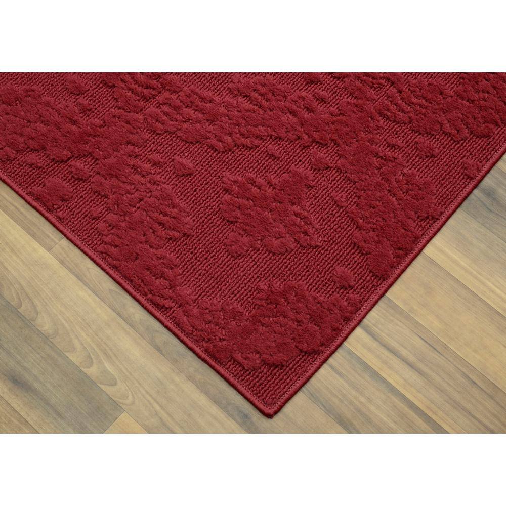 Charleston Chili Pepper Red 9 ft. x 12 ft. Area Rug - Hercitys