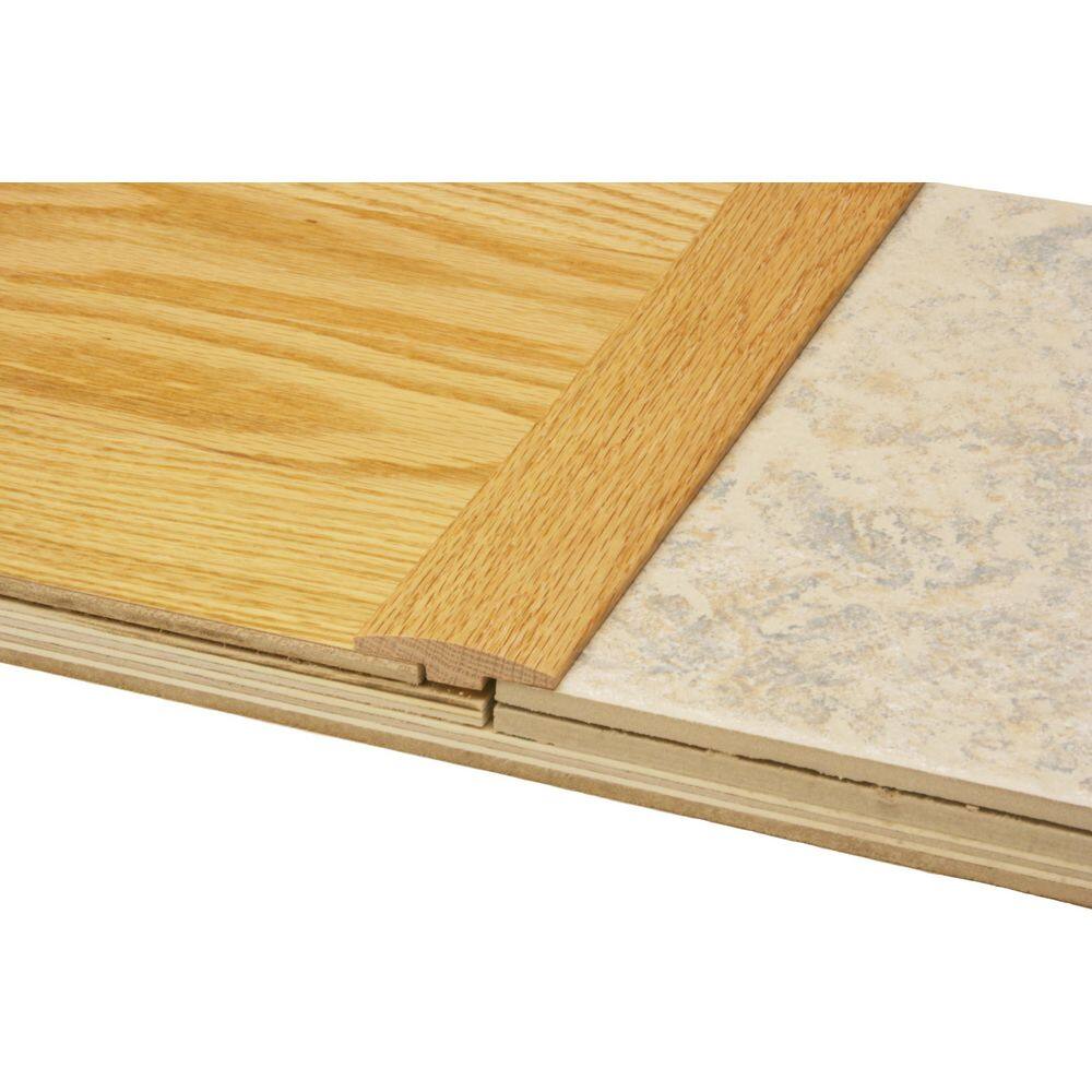 Tramp 0.28 in. Thick x 2 in. Width x 78 in. Length Wood T-Mold - Hercitys