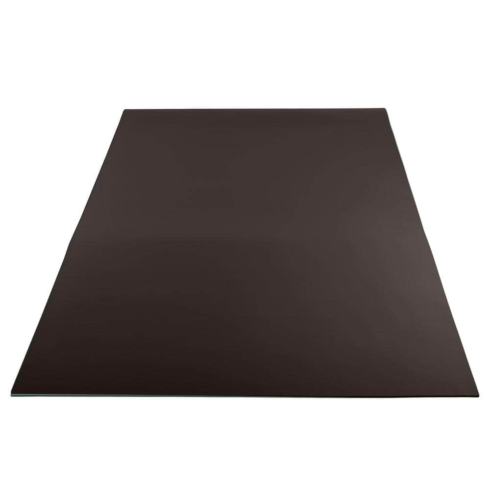 6 ft. L x 4 ft. W – 8mm Thick – 24 Sq. Ft. – Non-Slip Yoga Exercise Workout Mat by Wakeman (Black) – Gym Flooring Mat - Hercitys