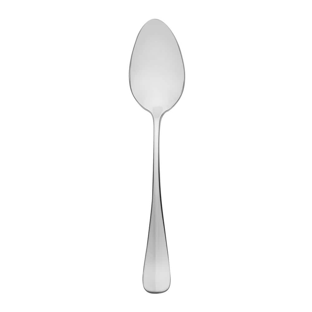 Baguette Silver 18/10 Stainless Steel Oval Bowl Soup/Dessert Spoon (12-Pack) - Hercitys