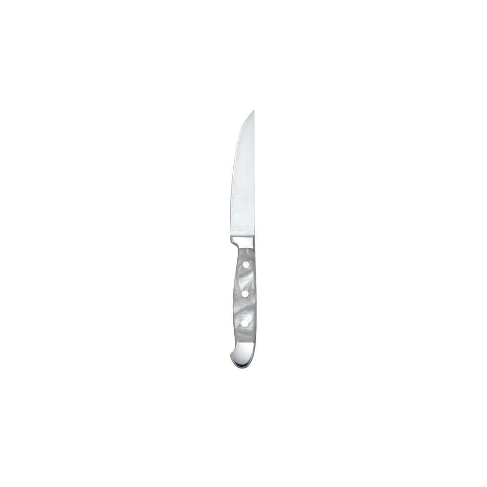 Steak Knives 18/0 Stainless Steel Crest Steak Knives (Set of 12) - Hercitys