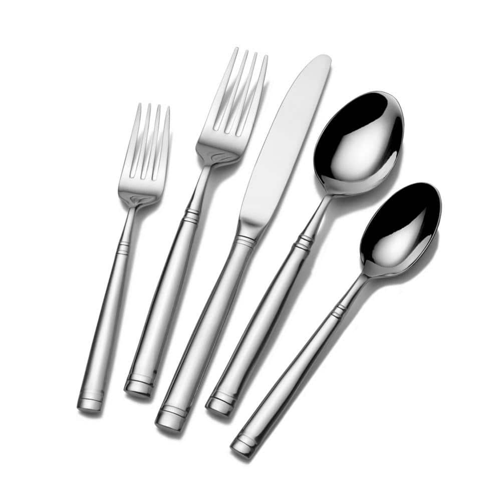 Stephanie 42-Piece Stainless Steel Flatware Set (Service for 8) - Hercitys