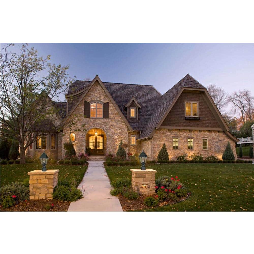 6 in. 1-Light Textured Black Outdoor Post Mount Light - Hercitys