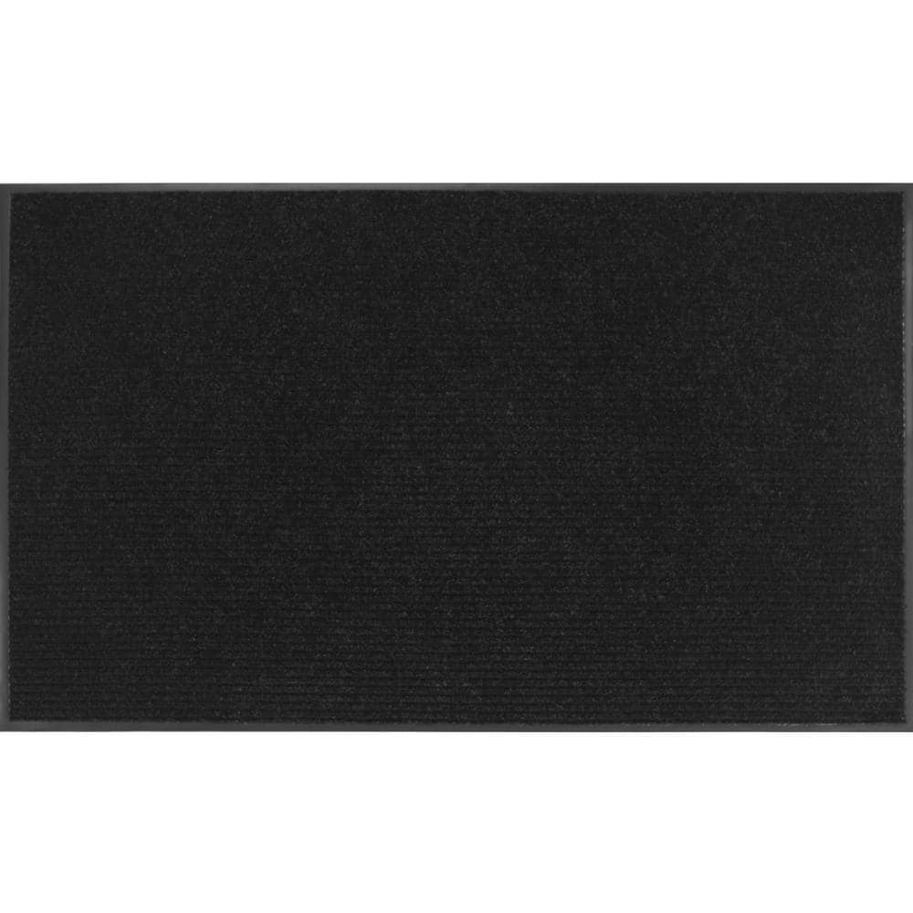 Apache Rib Pepper 4 ft. x 8 ft. Non-Slip Indoor Commercial Door Mat - Hercitys