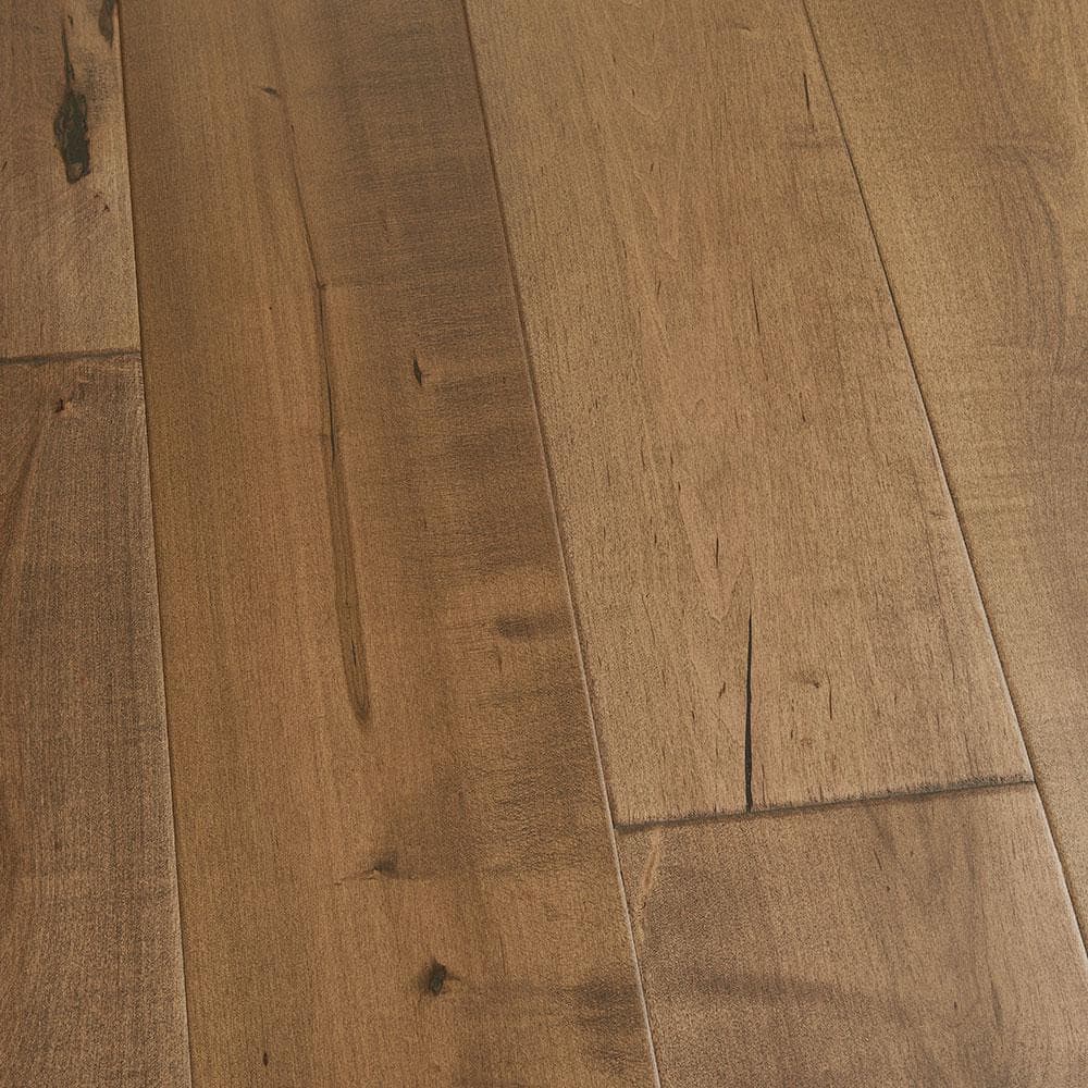 Cardiff Maple 1/2 in. T x 7.5 in. W Tongue & Groove Wire Brushed Engineered Hardwood Flooring (1398.6 sq. ft./pallet) - Hercitys
