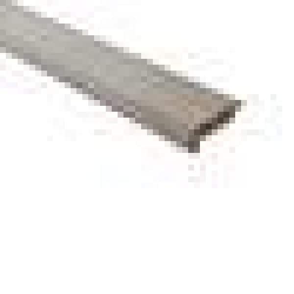 Strand Woven Bamboo Sterling 0.438 in. T x 2.17 in. W x 72 in. L Bamboo Overlap Stair Nose Molding - Hercitys