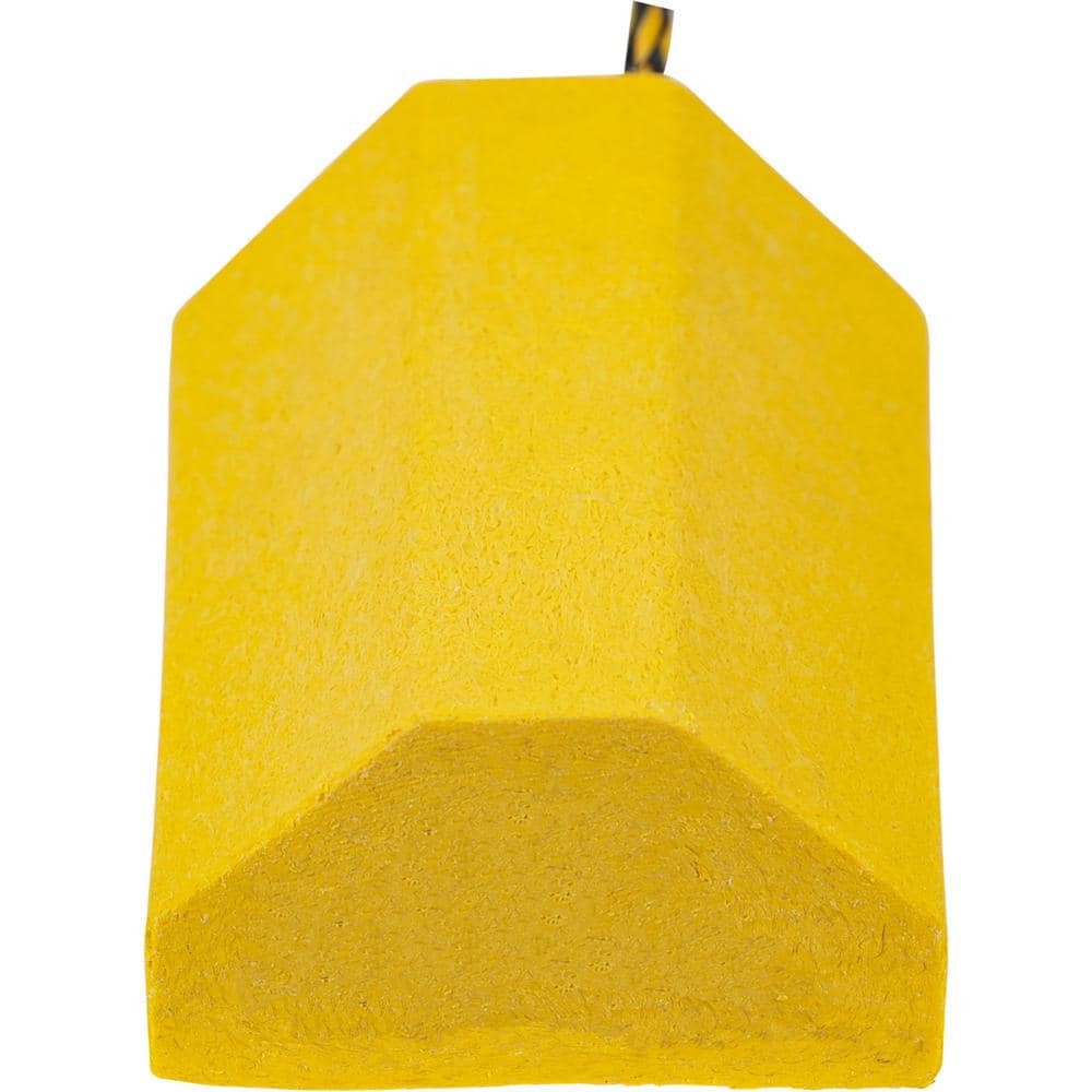 Composite Wheel Chock Set 9.5 in. x 6 in. x 4 in. with 32.75 in. Rope - Hercitys