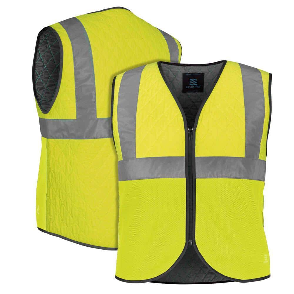 Mens XL High Visibility Pro Hydrologic Evaporative Cooling Vest - Hercitys