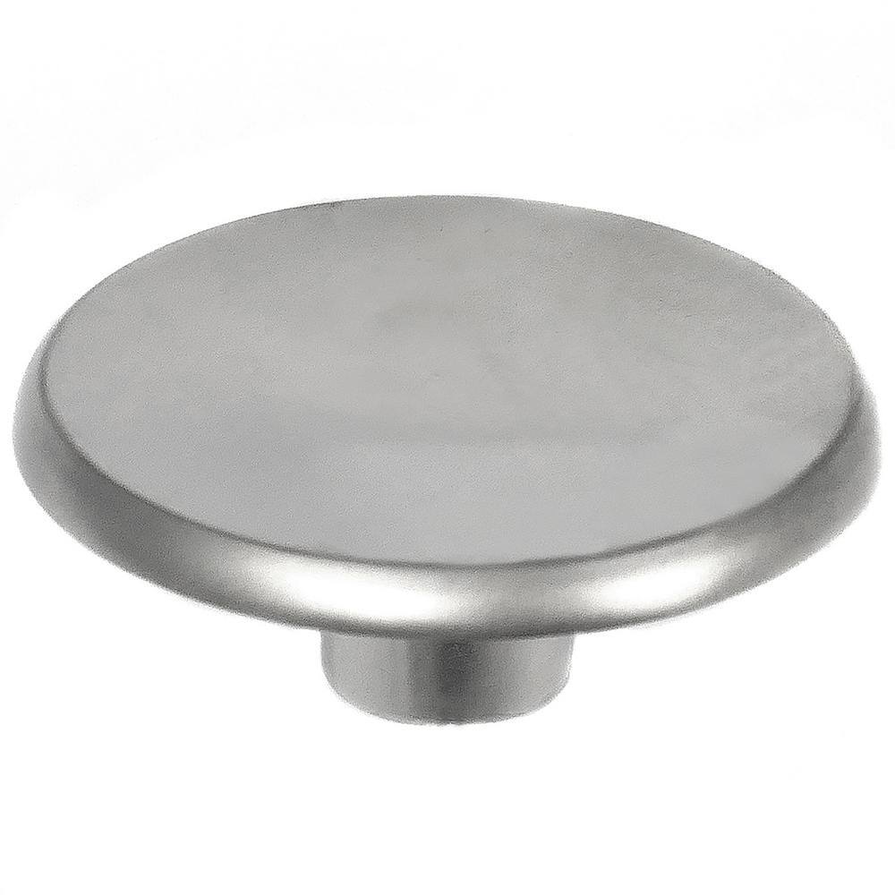 Modern Standards 1-3/4 in. Satin Nickel Round Cabinet Knob (25-Pack) - Hercitys