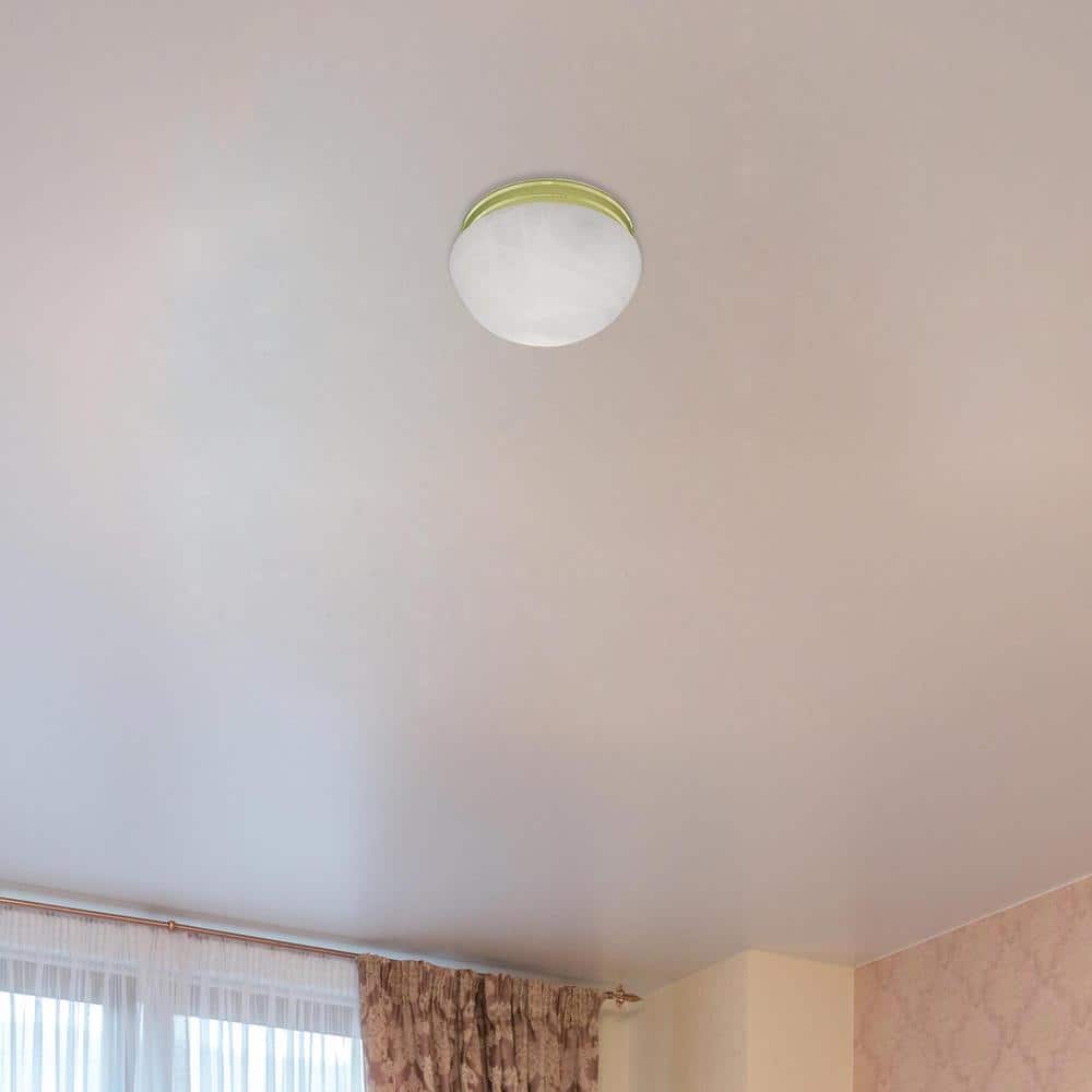 Minster 1-Light Polished Brass Flush Mount - Hercitys