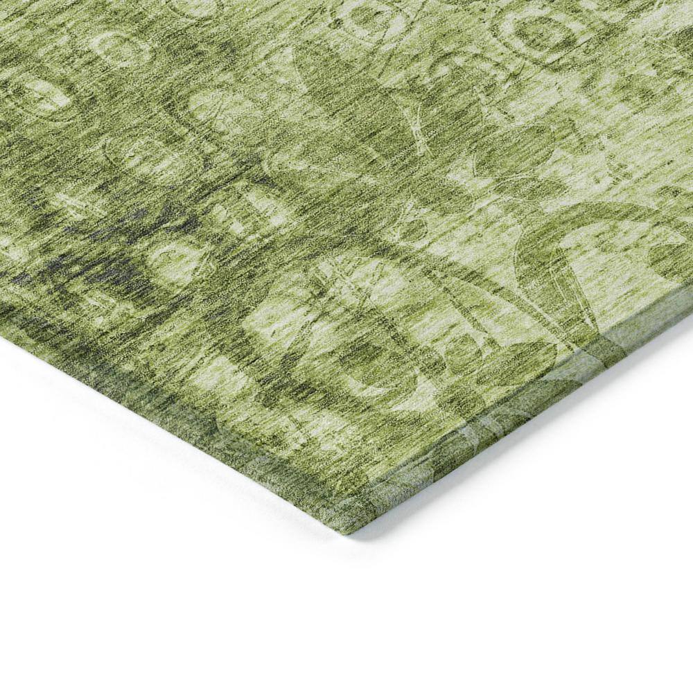 Chantille ACN577 Olive 5 ft. x 7 ft. 6 in. Machine Washable Indoor/Outdoor Geometric Area Rug - Hercitys
