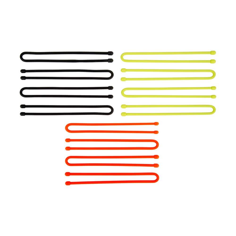 Gear Tie ProPack 12 in. – 12-Pack – Assorted - Hercitys