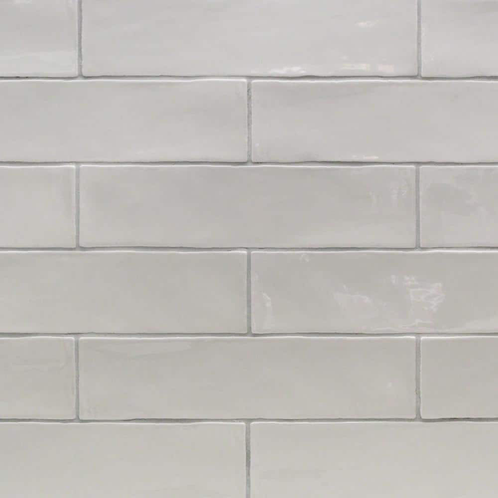 Catalina Gris 3 in. x 12 in. x 8 mm Polished Ceramic Subway Wall Backsplash Tile (10.76 sq.ft./case) - Hercitys