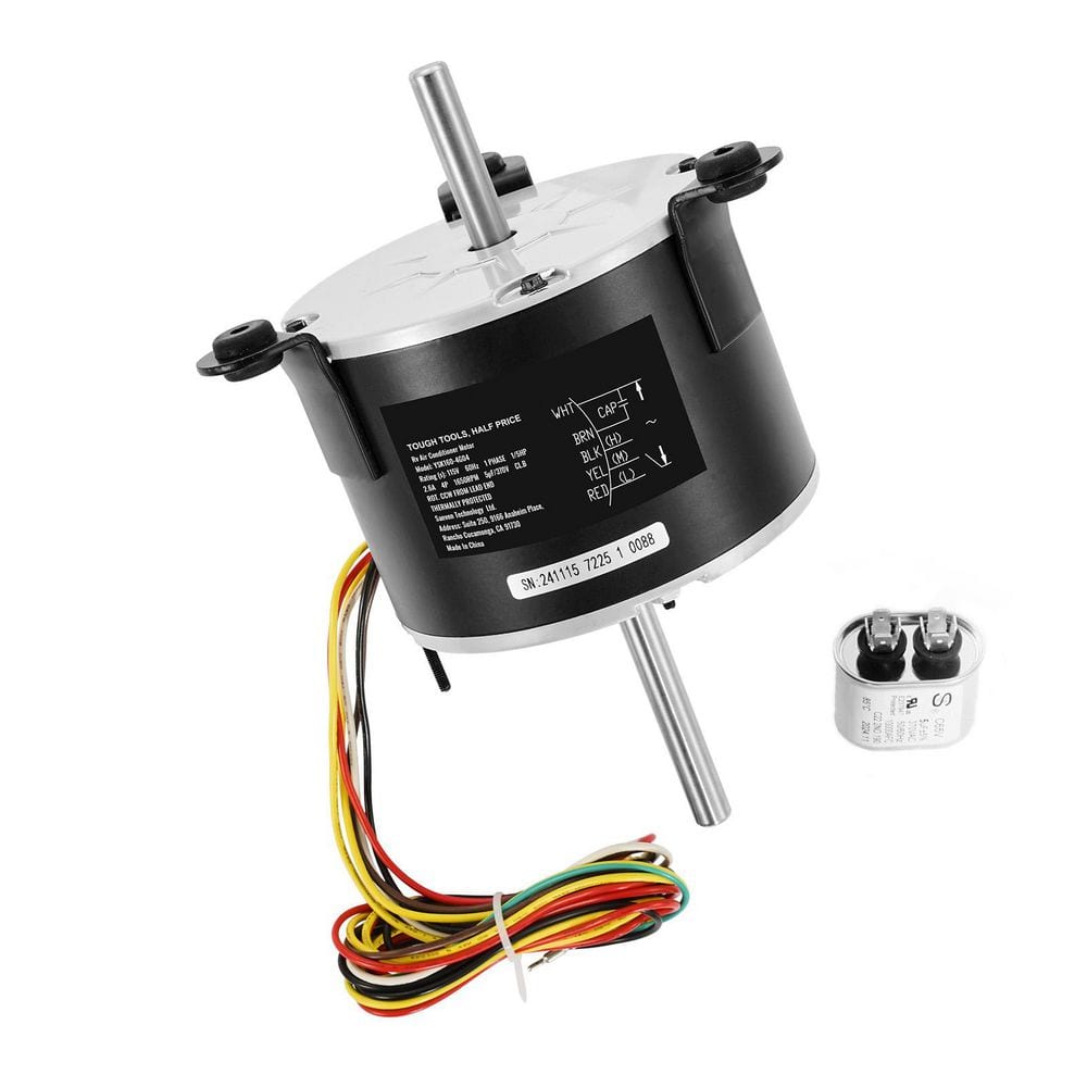 RV AC Fan Motor Compatible with 1/5HP AC115V 2. 6A 1650 RPM (3 Speeds), Dometic Brisk Air I Model-Single Phase - Hercitys