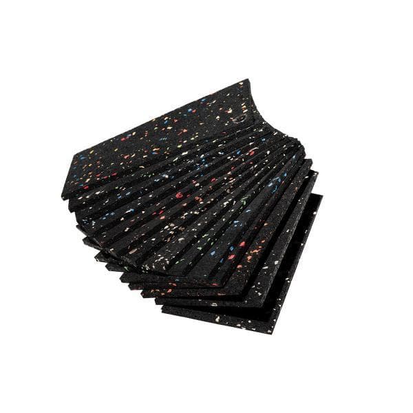 Eco-Lock Cross-Training Nerves of Steel 24 in. x 24 in. x 0.25 in. Rubber Gym Flooring Tiles (34 sq. ft.) (8-Pack) - Hercitys