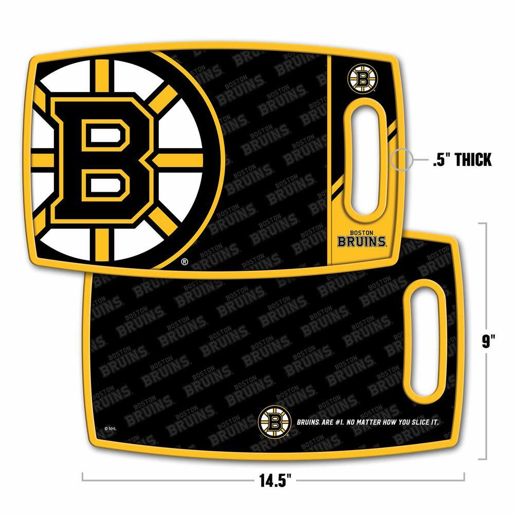 NHL Boston Bruins Logo Series Cutting Board 9in x 0.5in- Rectangle- Manufactured Wood and polypropylene - Hercitys