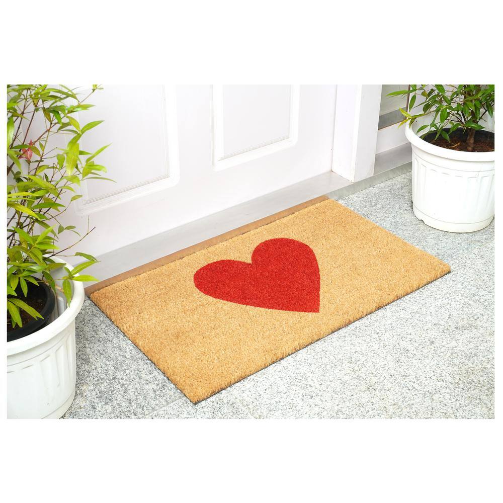 Red Heart Doormat, 30″ x 48″ - Hercitys