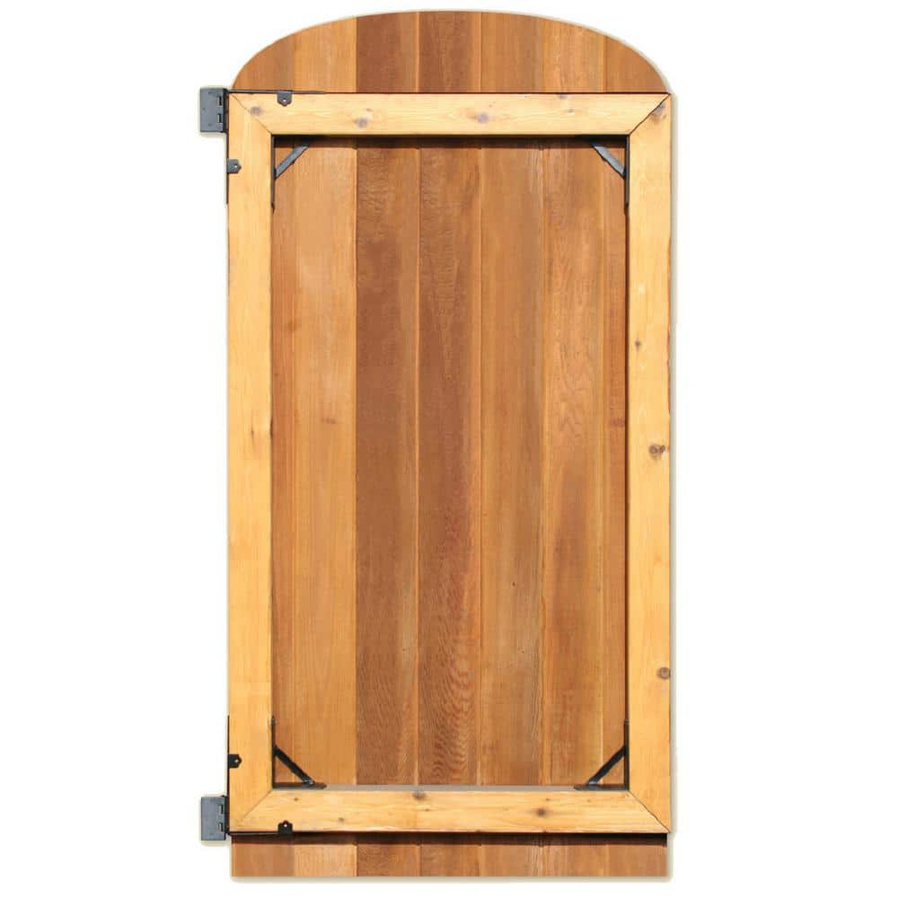 Black Galvenized Steel Gate Corner Frame Brace and Hinge Kit (8-Piece) - Hercitys