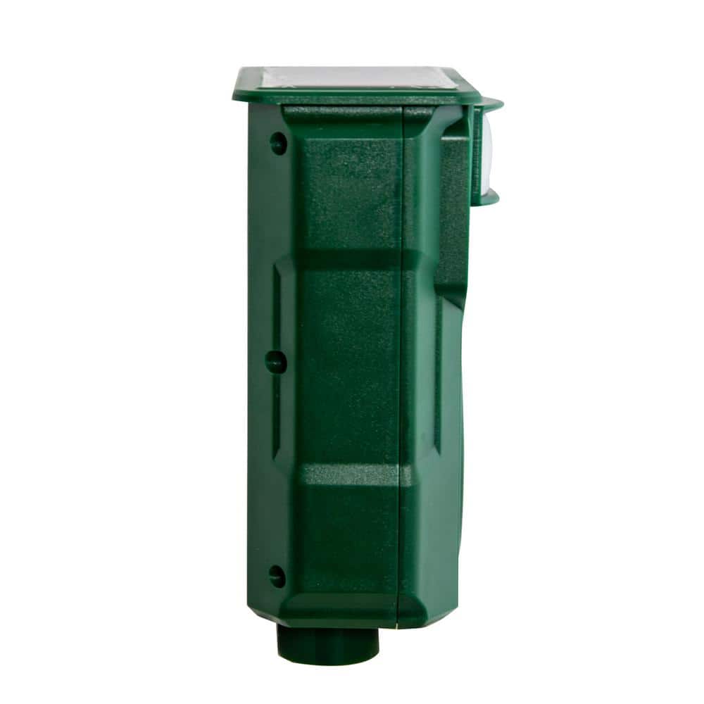 Solar Ultrasonic Animal Repellent with Flame Light and Pole - Hercitys