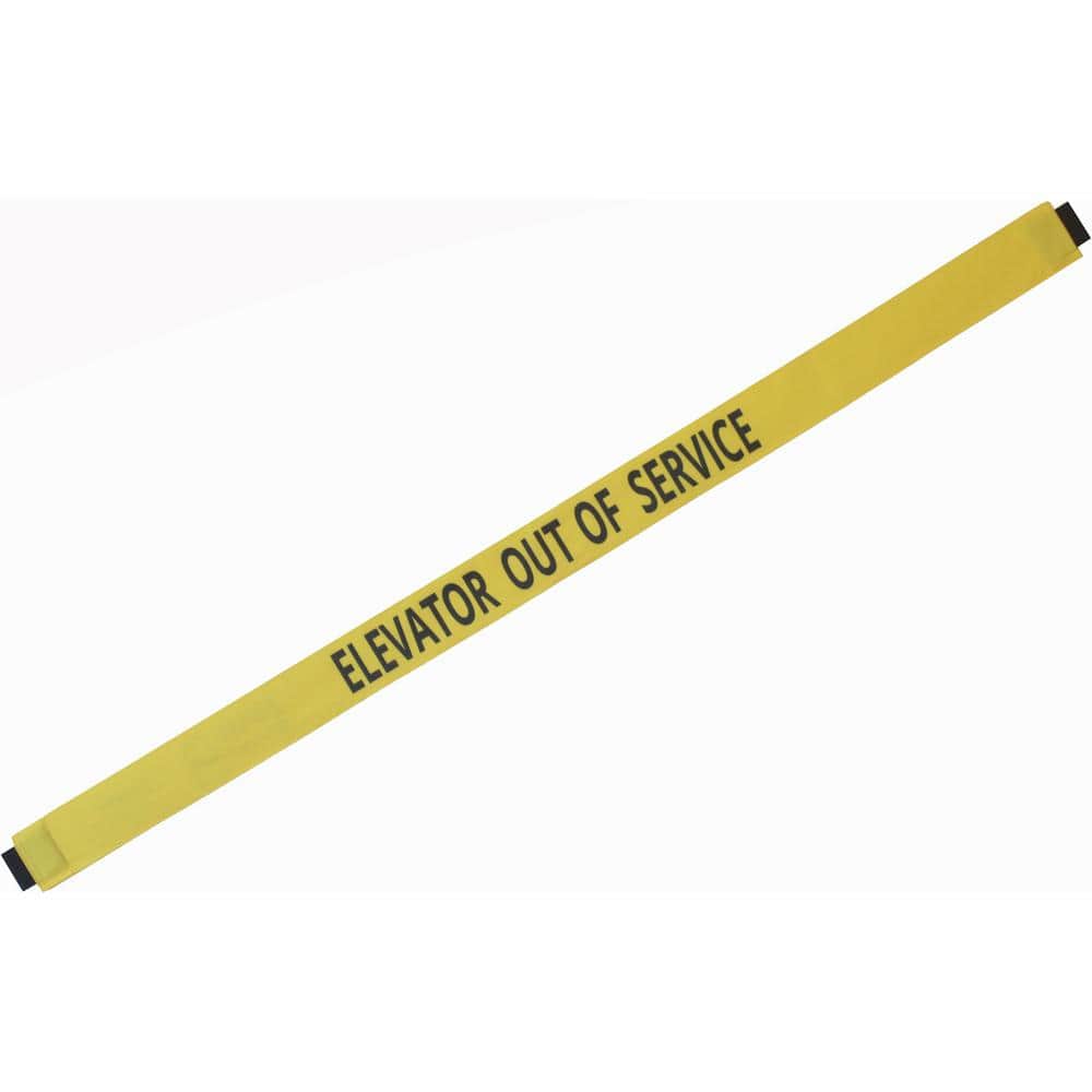 Nylon Elevator Out of Service Safety Banner with Magnetic Ends Fit’s Up To A 51 in. W Elevator Doorway - Hercitys