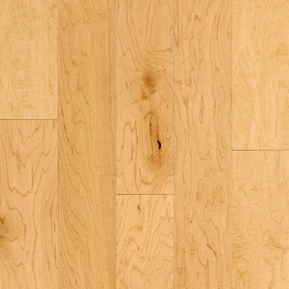 Turlington Natural Maple 3/8 in. T x 5 in. W Click Lock Smooth Engineered Hardwood Flooring (22 sq.ft./ctn) - Hercitys