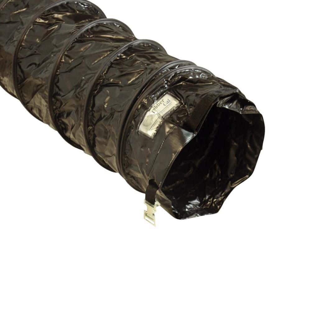 Air Ventilator Black 4 in. D x 25 ft.Coil Flexible Ducting Black - Hercitys