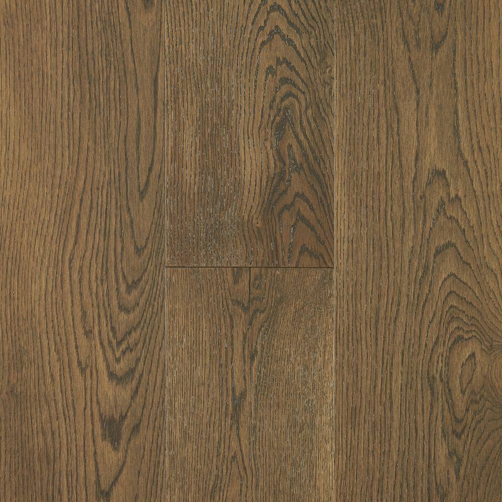 Sawtooth Forest Oak 2/7 in. T x 6.5 in. W Click Lock Wire Brushed Engineered Hardwood Flooring (19.5 sq.ft./case) - Hercitys
