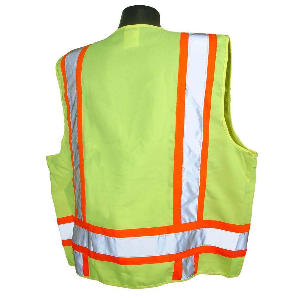 CL 2 Two-Tone Surveyor green Twill 2X Safety Vest - Hercitys