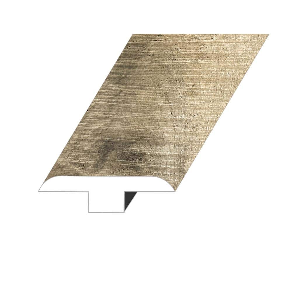 Summa Natural Chestnut 0.5 in. Thick x 1.8 in. W x 94.5 in. L HDF Waterproof AC5 Click Lock Laminate T-Molding - Hercitys