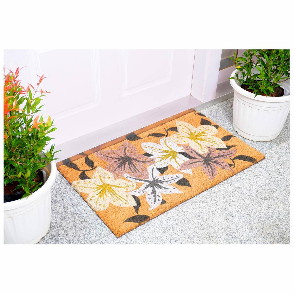 Lovely Lilies Doormat 17″ x 29″ - Hercitys